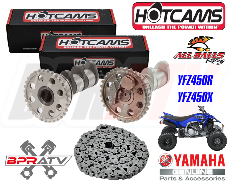YFZ450R YFZ 450R 450X SE Hot Cams Stage 2 TWO Camshafts YAMAHA OEM Timing Chain
