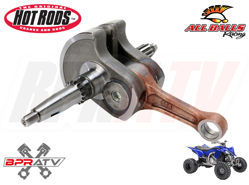 09-13 YFZ450R YFZ 450R Hot Rods OEM Replacement Crankshaft Crank & Main Bearings