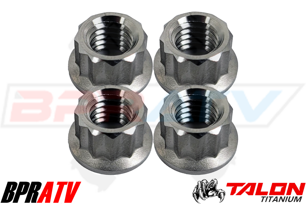 BPRATV Titanium Honda TRX250R TRX ATC 250R Cylinder Head Acorn Cap Nuts Kit Set