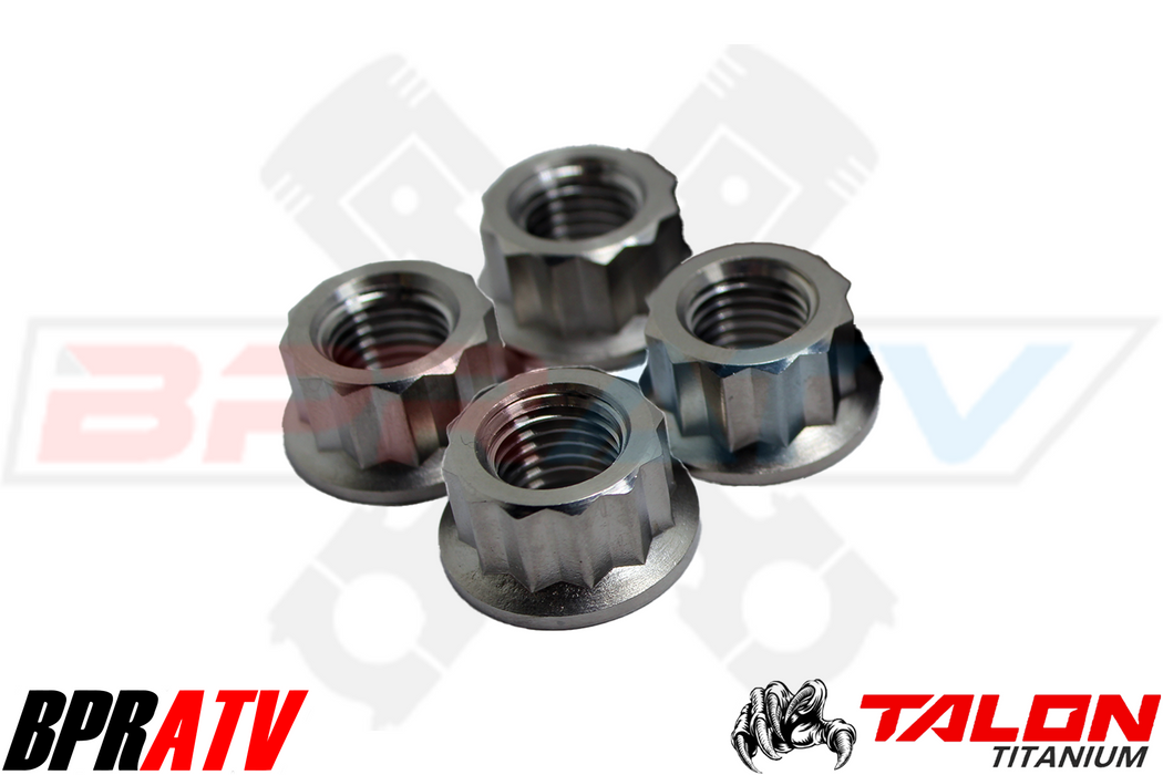 TITANIUM KX85 KX125 KX250 2-Stroke Top End Engine Cylinder Head Cap Nuts Kit Set