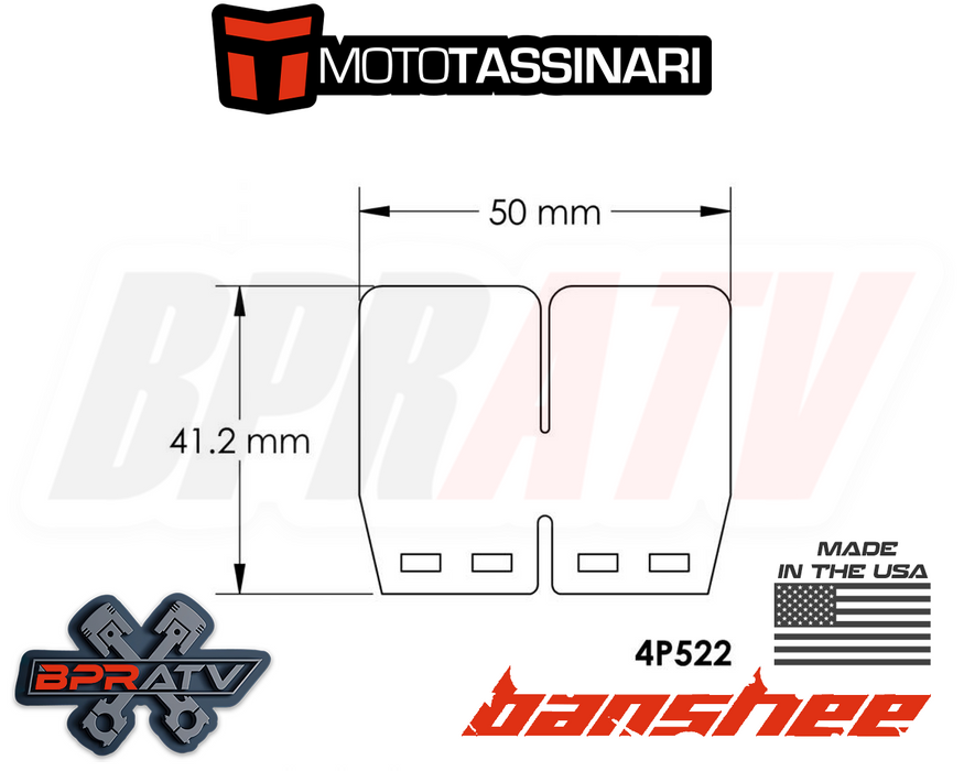 Yamaha Banshee 350 Genuine Moto Tassinari V-Force Reeds V Force 4 Reed Cages Kit