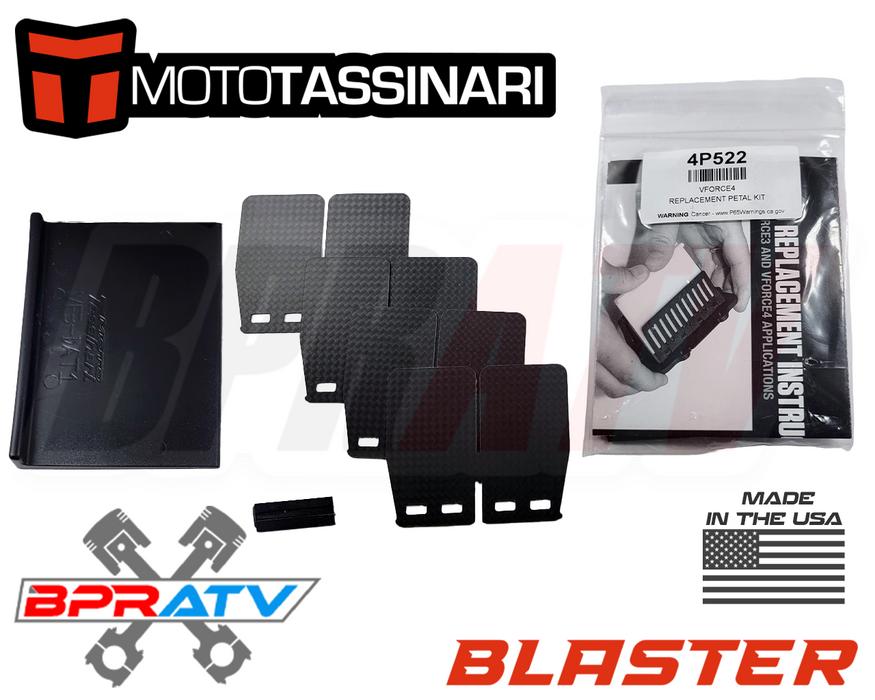 Yamaha Blaster GENUINE Moto Tassinari VFORCE4 Replacement REED PETALS Set 4P522