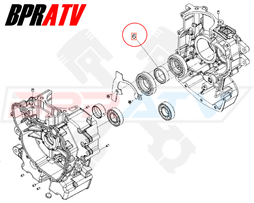 2016 Ranger XP 570 XP 570 EPS CNC OEM Replacement Bearing Spacer 5137838 5137496