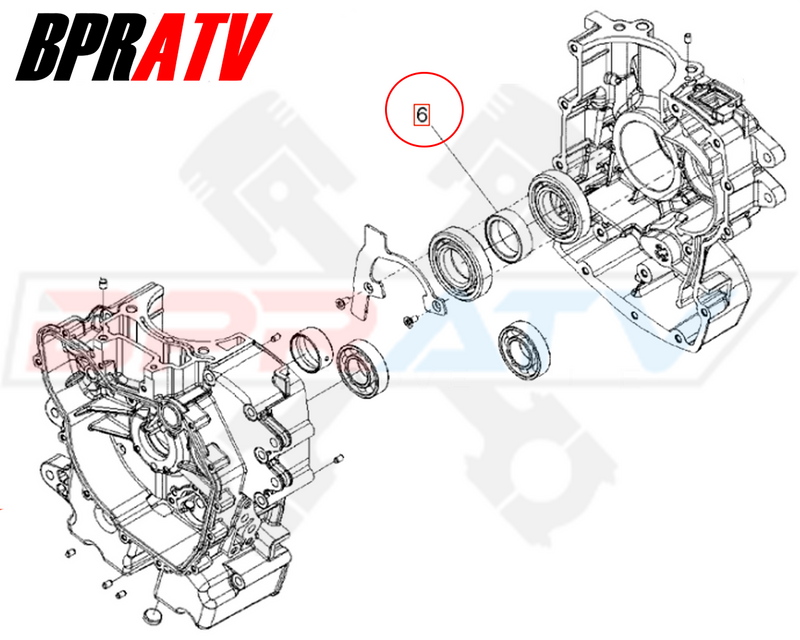 2016 Ranger Crew XP 570 EPS XP570 OEM Replacement Bearing Spacer 5137838 5137496