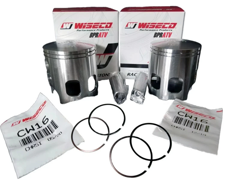 Banshee Wiseco Pistons Piston Set Pair 64mm 64 mil Stock Bore Pro Lite Standard