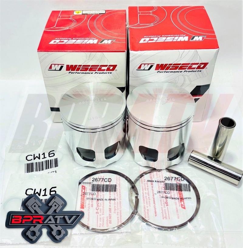 Yamaha Banshee 350 65mm +1mm Wiseco Pro Lite Pistons Bearings & Gaskets Set Kit