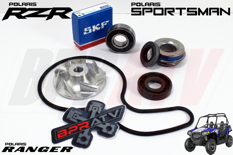 Polaris Ranger XP 800 Water Pump OEM Upgrade Rebuild Kit SKF + BILLET IMPELLER