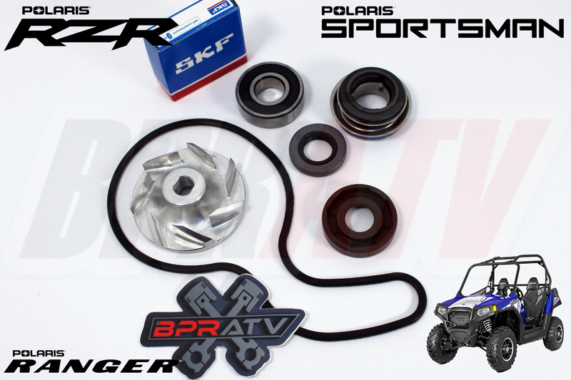Polaris Ranger Crew 700 Water Pump OEM Upgrade Rebuild Kit SKF + BILLET IMPELLER