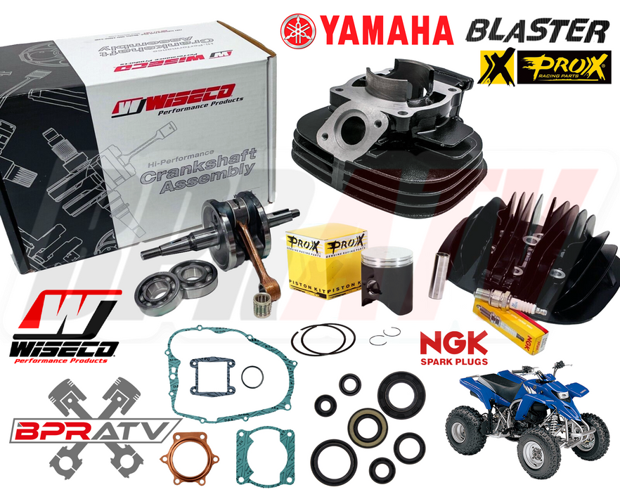 Yamaha Blaster 200 Wiseco Motor Rebuild Kit Crank ProX Piston Koyo NTN Bearings