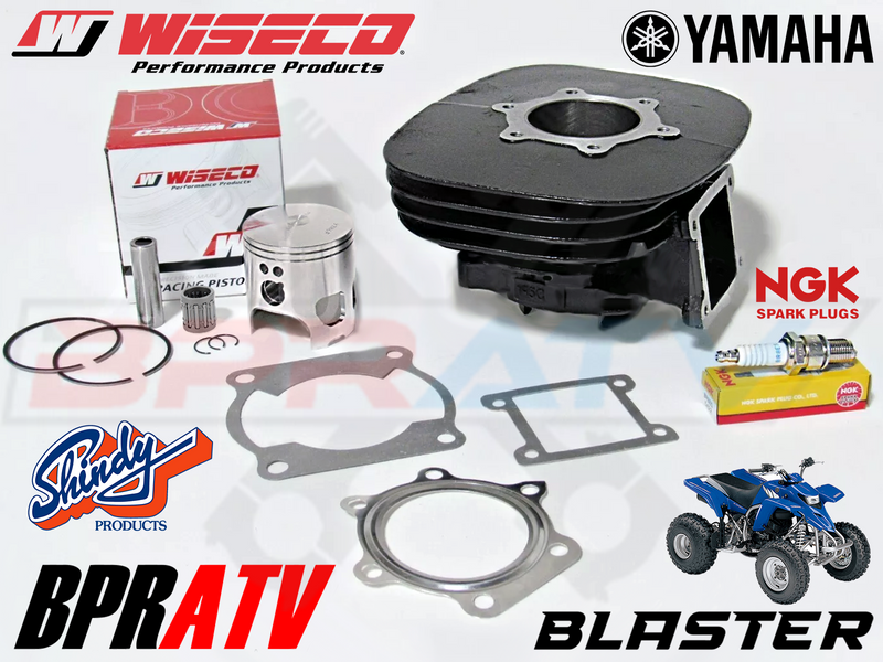 Yamaha Blaster YFS200 66mm Wiseco Piston Cylinder Top End Rebuild Kit 1988–2006