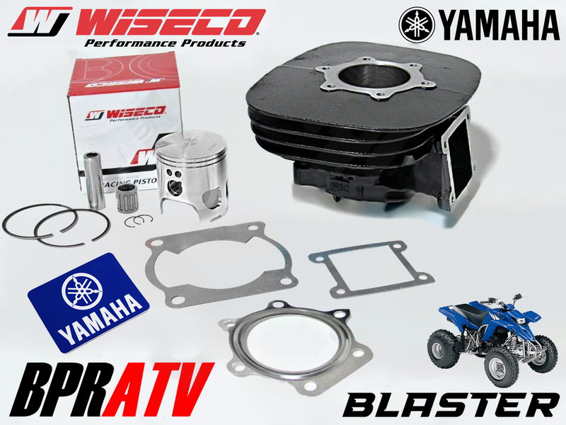 Yamaha Blaster YFS200 66mm Wiseco Piston Cylinder Top End Rebuild Kit 1988–2006