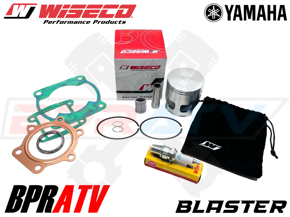 Yamaha Blaster YFS200 67mm +1m Wiseco Pro Piston Top End Gaskets Kit Pin Bearing