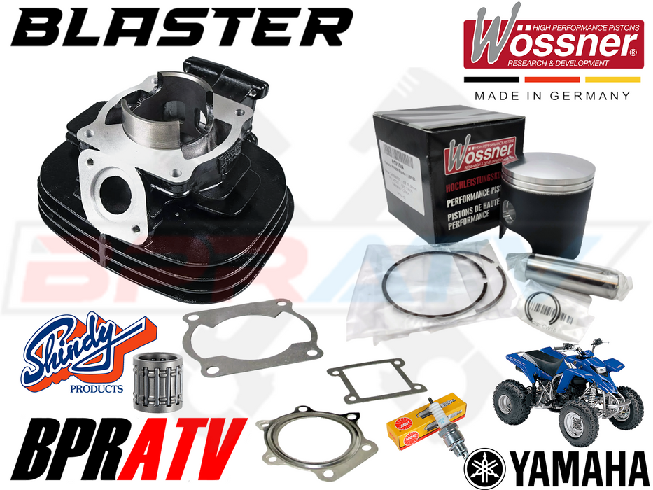 Yamaha Blaster YFS 200 66mm Stock OEM Bore Cylinder WOSSNER Top End Rebuild Kit