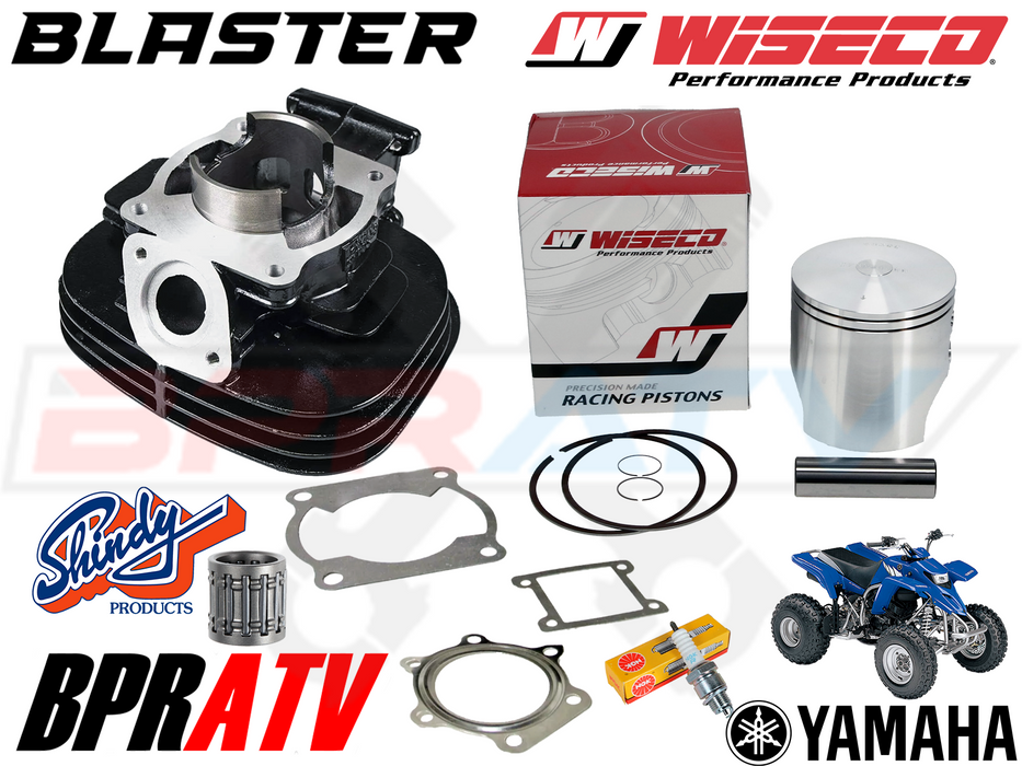 Yamaha Blaster YFS 200 66mm Stock OEM Bore Cylinder WISECO Top End Rebuild Kit