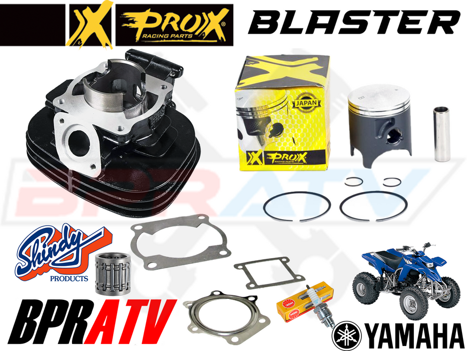 Yamaha Blaster 200 66mm Stock OEM Bore Cylinder ProX Piston Top End Rebuild Kit