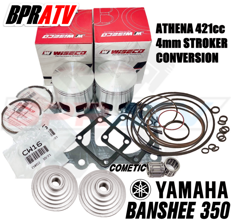 Banshee Athena 421 Big Bore Top End Rebuild Kit +4mil Stroker Pistons Redo Parts