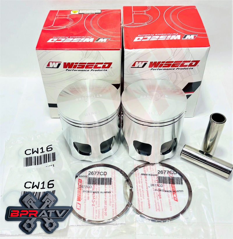 Yamaha Banshee YFZ 350 65mm Bore Wiseco Pro Pistons Bearings Top End Gaskets Kit