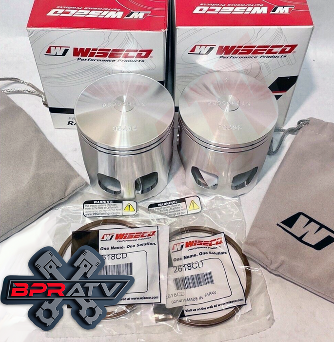 Banshee 421cc 4 mil Cheetah Cub Wampus Serval 4mm Wiseco 573 Blaster Pistons Set