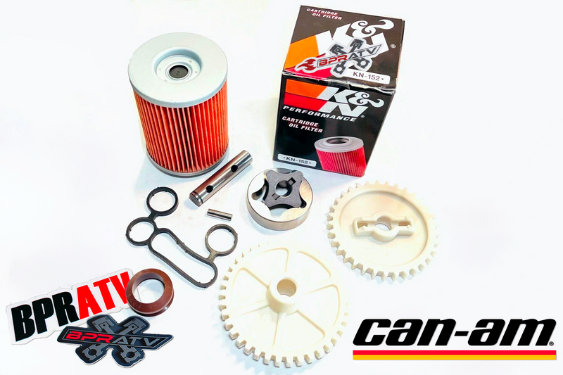 Can-Am 800 Oil Pump Shaft Rotor Gear Kit KN-152 Commander Maverick Rebuild K&N