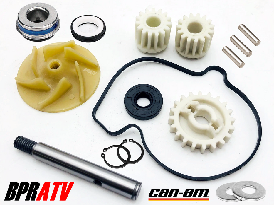 Water Pump Impeller Shaft Rebuild Kit For Can Am 800 1000 EFI Gears WP Mech Seal