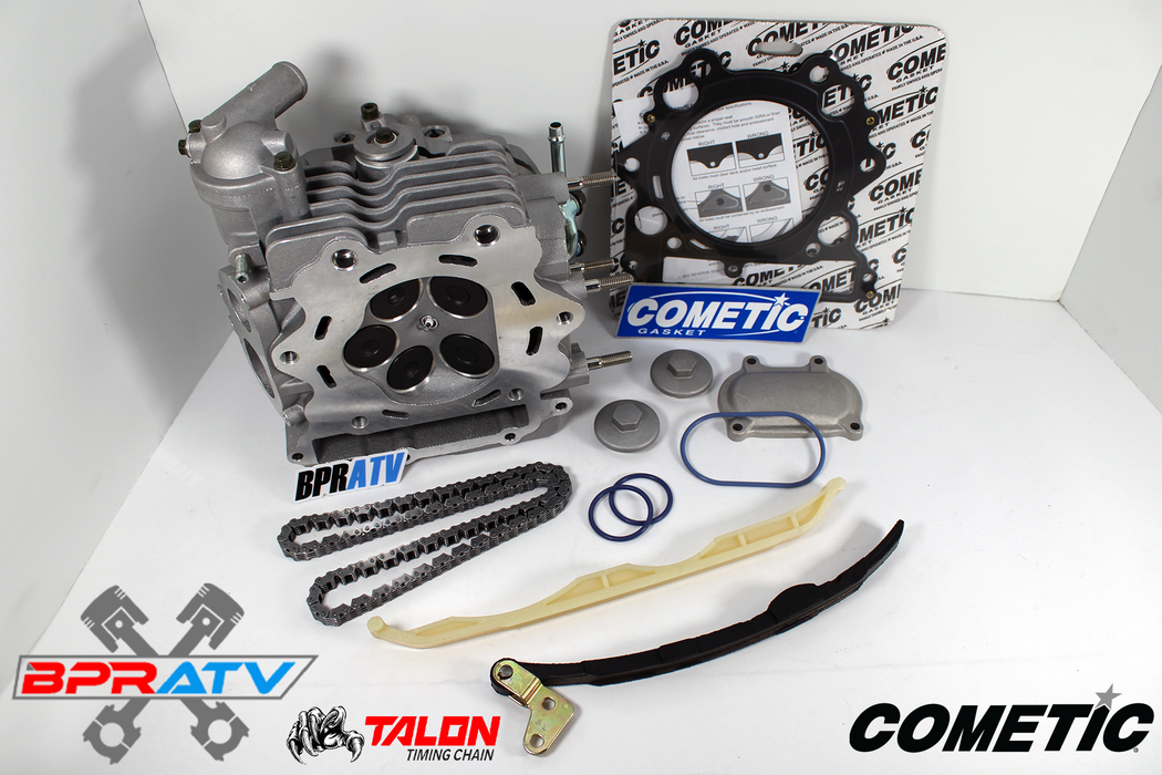 BPRATV Cylinder Head Kit Cam Chain Guides Cometic Gasket for Yamaha Grizzly 660