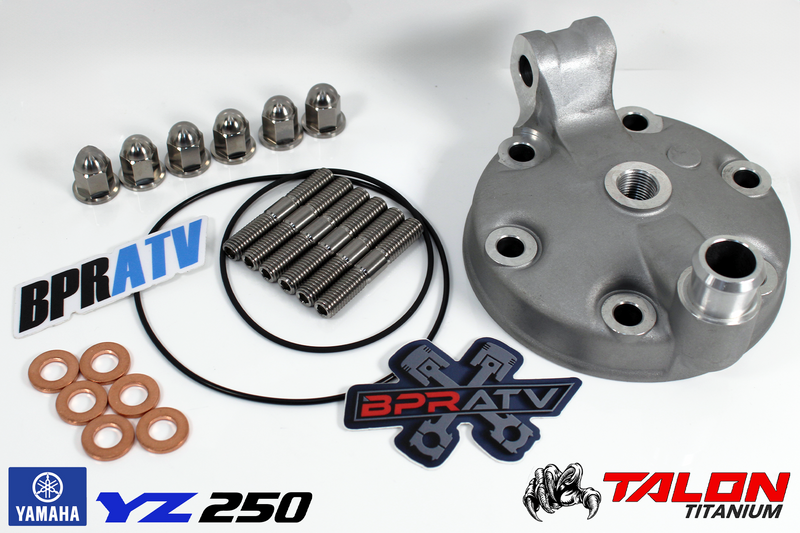 99+ Yamaha YZ250 YZ 250 Stock Bore 66.40mm Replacement Cylinder Head Ti Stud Kit