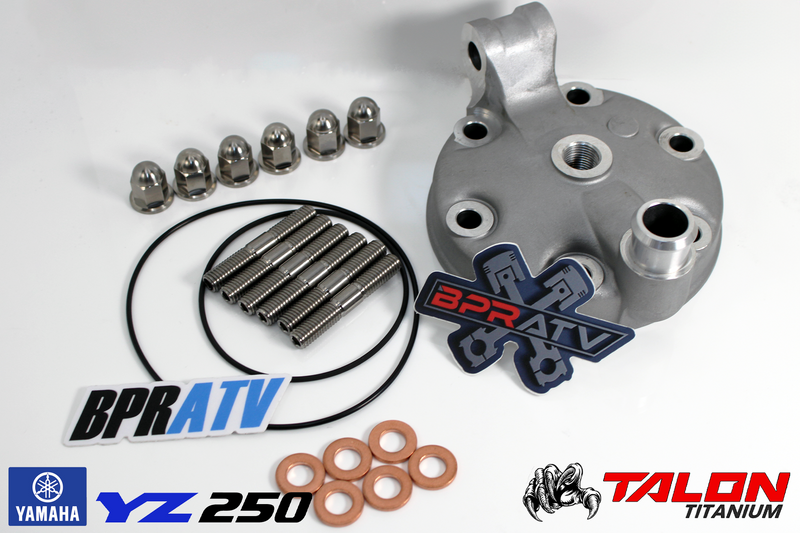 99+ Yamaha YZ250 YZ 250 Stock Bore 66.40mm Replacement Cylinder Head Ti Stud Kit