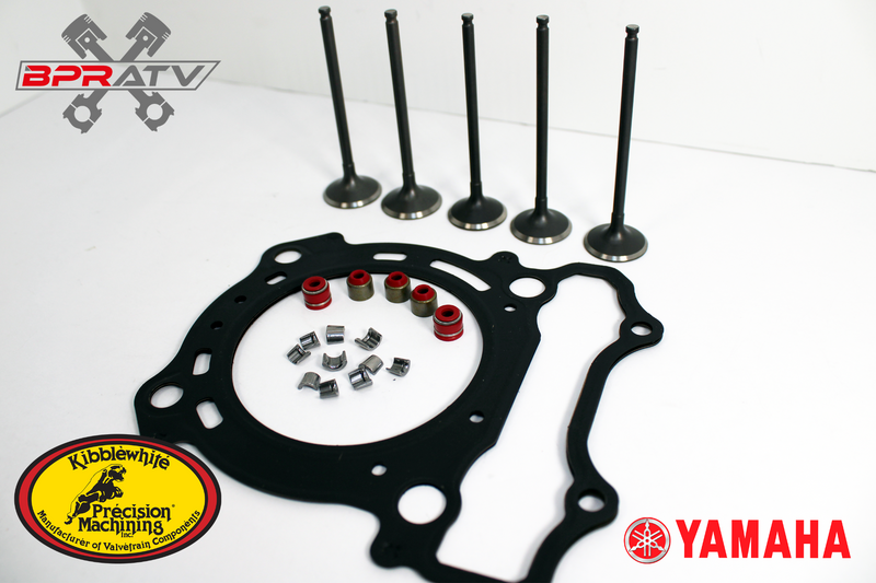 Yamaha YZ250F YZ 250F Intake Exhaust Valves Kit Gasket KIBBLEWHITE Seals Keepers