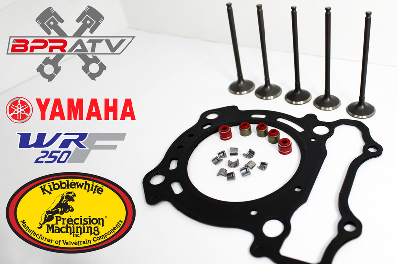 01-13 WR250F WR 250F Intake Exhaust Valves Kit Gasket KIBBLEWHITE Seals Keepers!