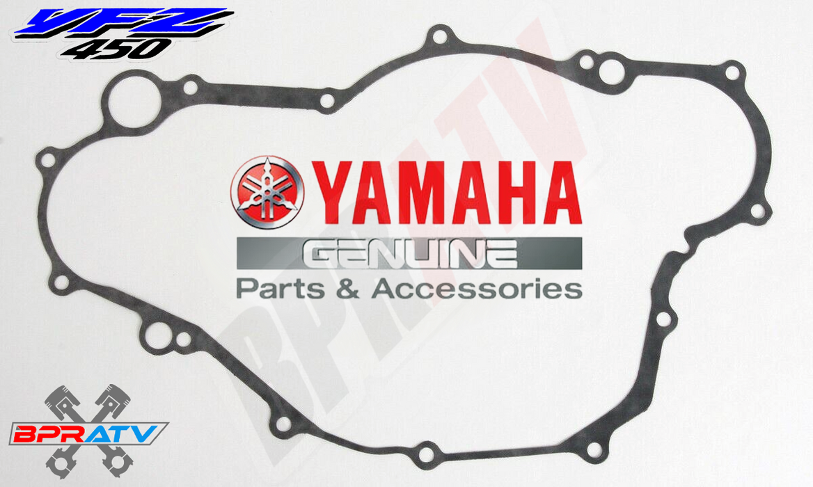 YFZ450 Genuine Yamaha OEM Yamaha Large Outer Clutch Cover Gasket 5TG-15462-02-00