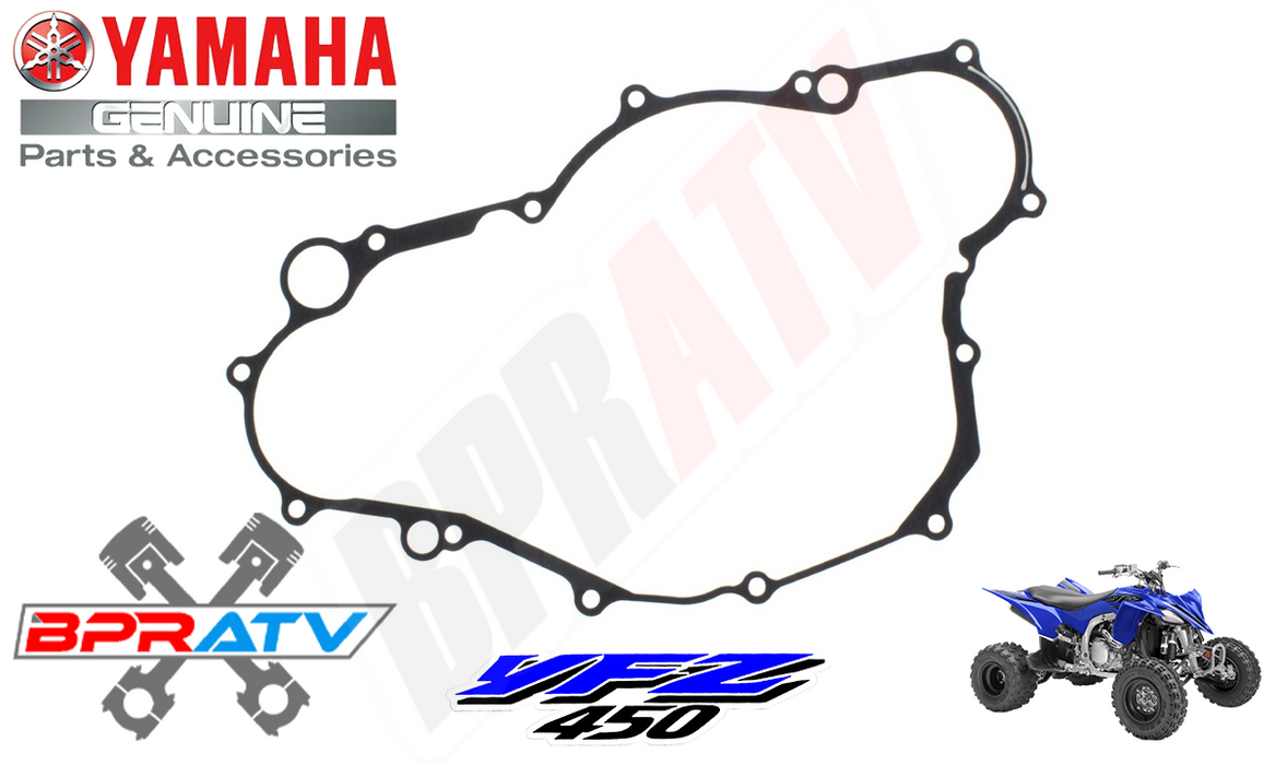 YFZ450 Genuine Yamaha OEM Yamaha Large Outer Clutch Cover Gasket 5TG-15462-02-00