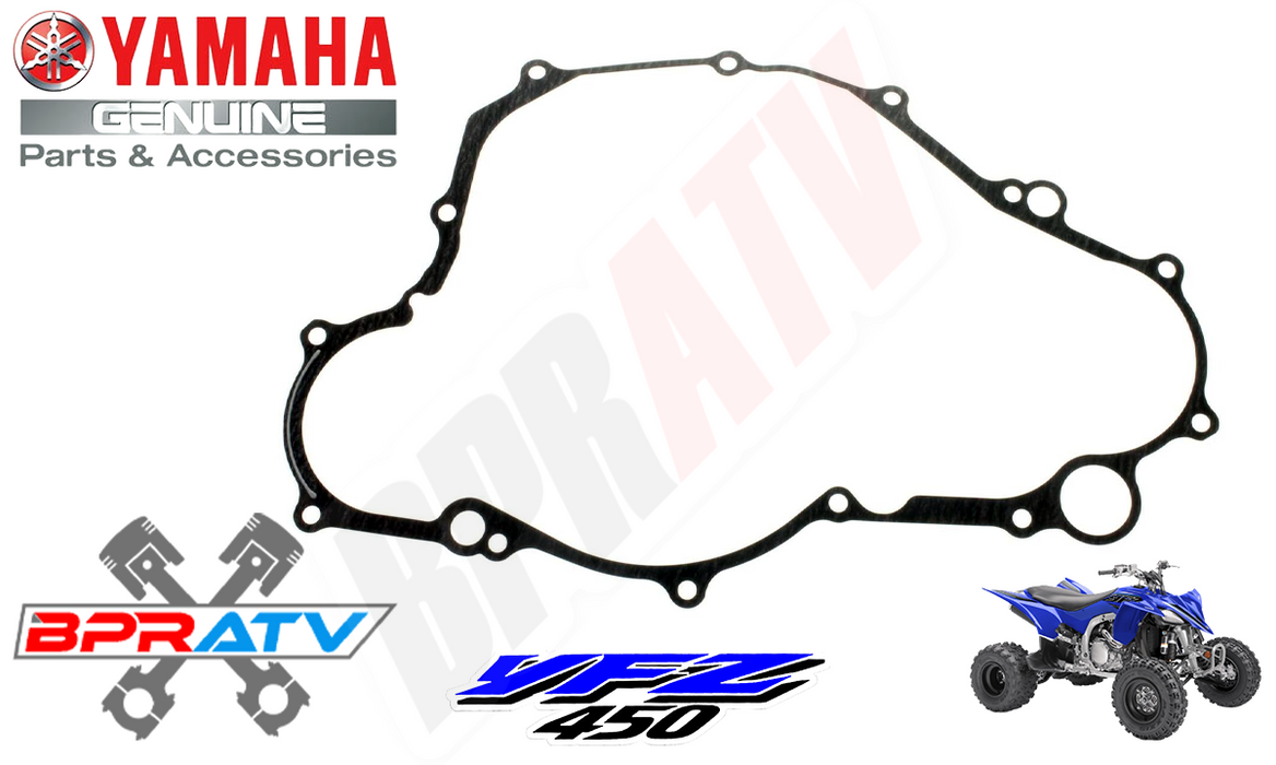 YFZ450 Genuine Yamaha OEM Yamaha Large Outer Clutch Cover Gasket 5TG-15462-02-00