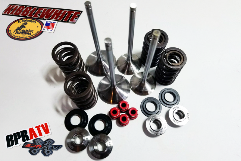 KFX400 Performance Valve Train Kit Kibblewhite Valves + Titanium Retainers Seals