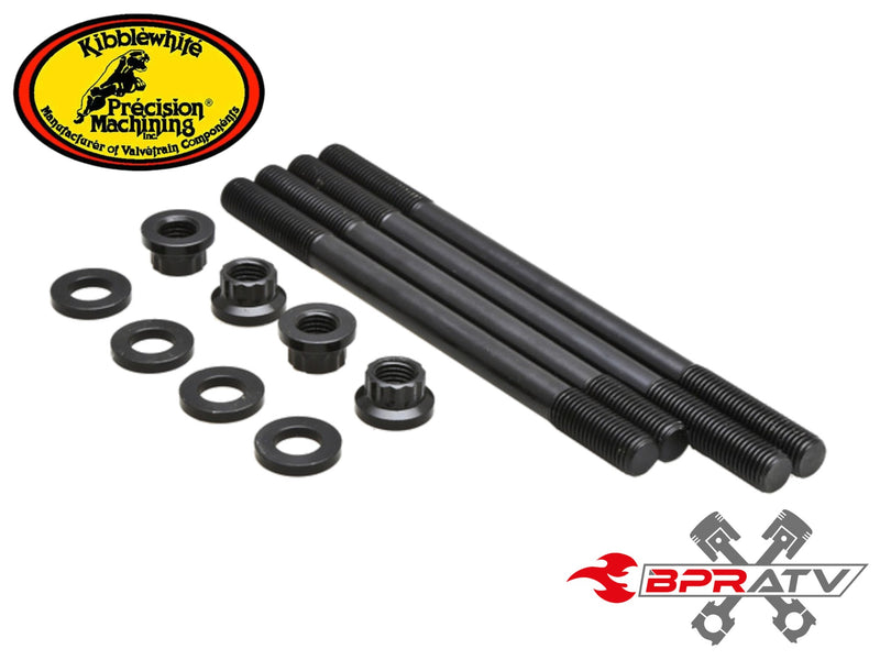 Suzuki LTR450 100mm Big Bore Kibblewhite Cylinder Head Stud Titanium Exhaust Kit
