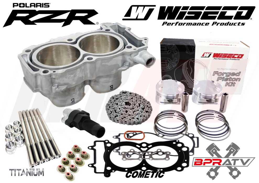 14-17 RZR XP 1000 XP-4 Top End Rebuild Kit Complete Stock Bore Assembly Stud Kit