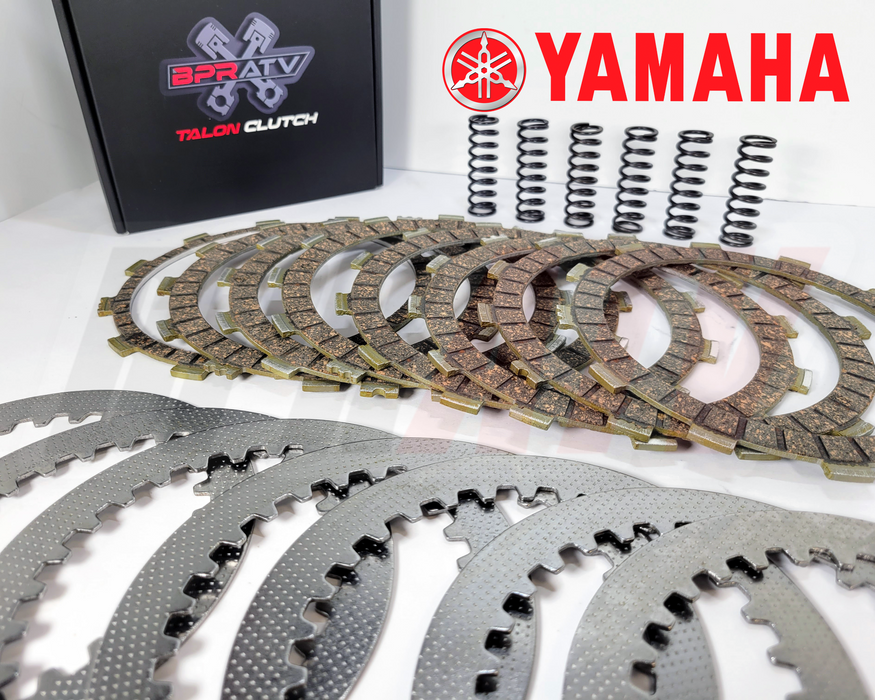 Yamaha Banshee 350 WISECO CNC Black Billet Clutch Basket Gasket & BPR Clutch Kit