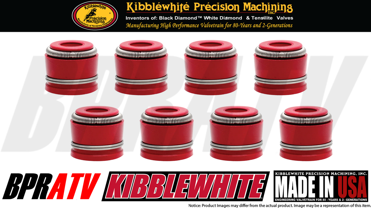 99-17 Suzuki GSX-1300R Hayabusa Kibblewhite Red Viton Valve Seals Head Rebuild