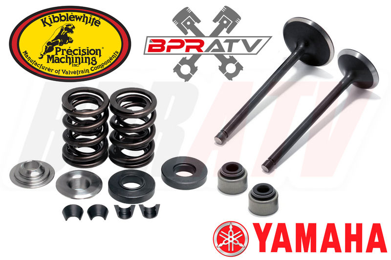 Yamaha Wolverine 350 YFM350 Intake Exhaust Valve Kit & Ti KIBBLEWHITE Spring Kit