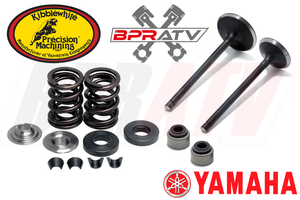 Kodiak 450 YFM450 YFM 450 Intake Exhaust Valve Kit & Ti KIBBLEWHITE Spring Kit