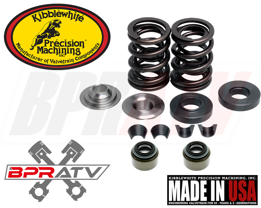 Kibblewhite Titanium Racing Spring Kit Yamaha Raptor 250 Springs Retainers Seals