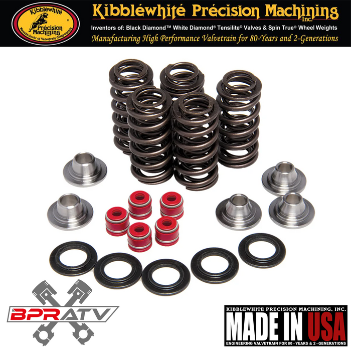 Yamaha YFZ450R YFZ450X YFZ 450 Kibblewhite Race Titanium Valve Springs Kit Seals