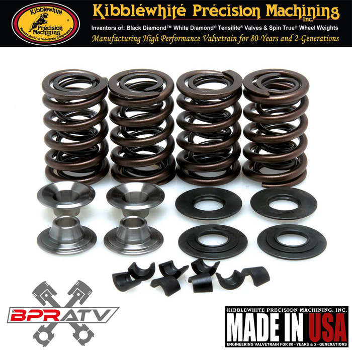 Yamaha YFZ450R YFZ450X YFZ 450 Kibblewhite Race Titanium Valve Springs Kit Seals