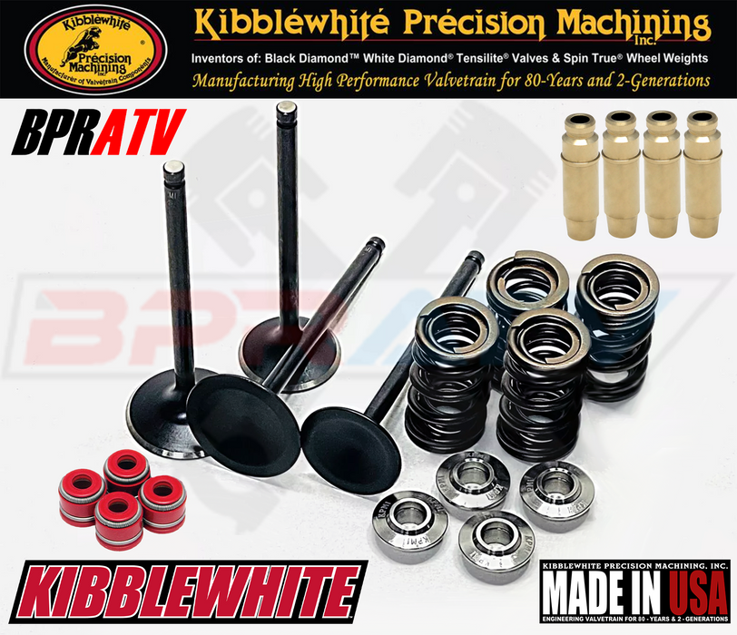 Yamaha Raptor 700 700R +1mm KIBBLEWHITE Valves Springs Head Keepers Rebuild Kit