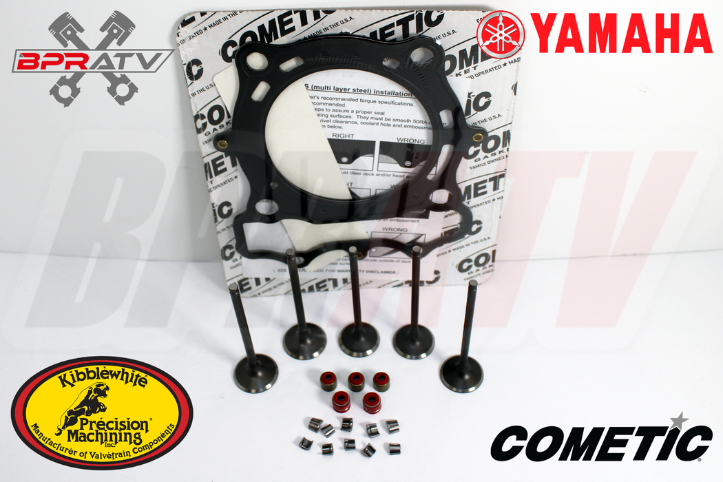 YZ250F YZ 250F Intake Exhaust Valves Kit COMETIC 83 mm KIBBLEWHITE Seals Keepers