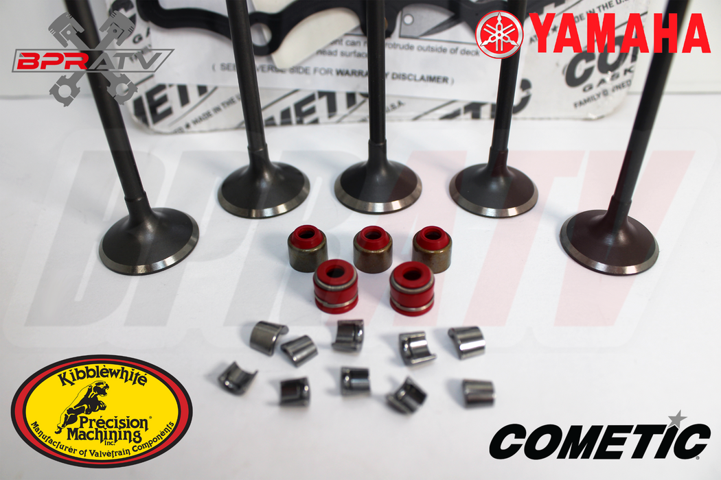 01-13 YZ250F Intake Exhaust Valves Kit COMETIC 83mm & KIBBLEWHITE Seals Keepers