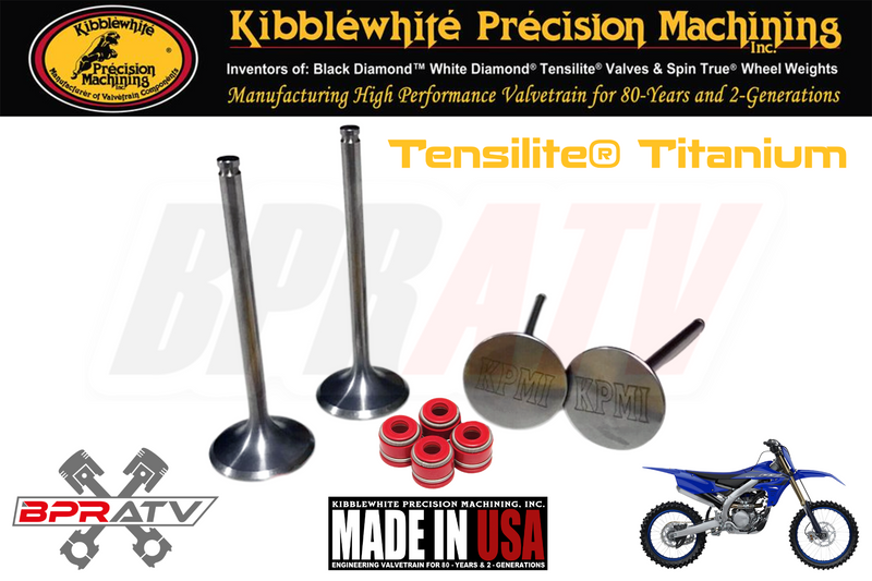 14-19 Yamaha YZ250FX 250FX Kibblewhite TITANIUM Intake Exhaust Valves RED Seals