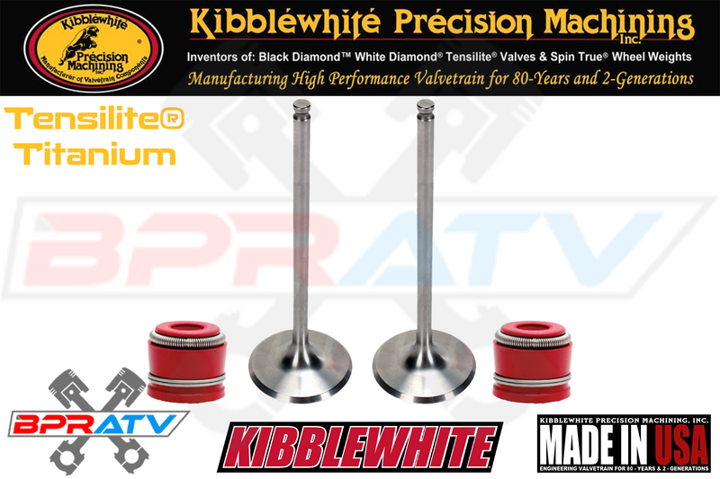Kibblewhite CRF450R 2013-2016 Titanium Intake Valve Set OEM Upgrade KP RED Seals