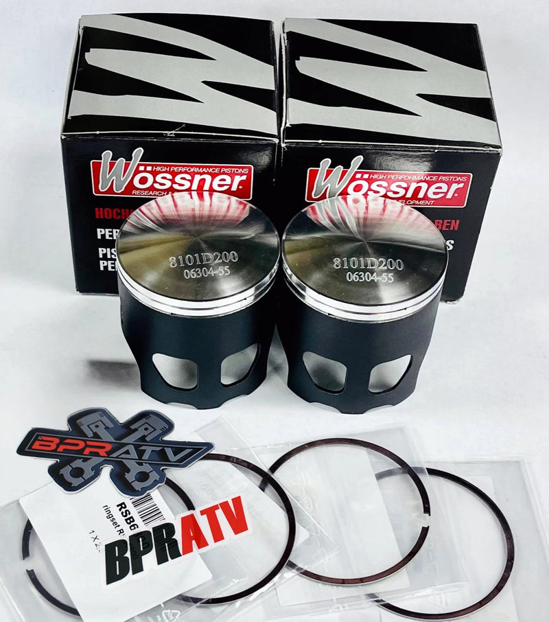 Banshee 350 65mm Wossner Pistons +1mm Forged Piston Gaskets Top End Rebuild Kit