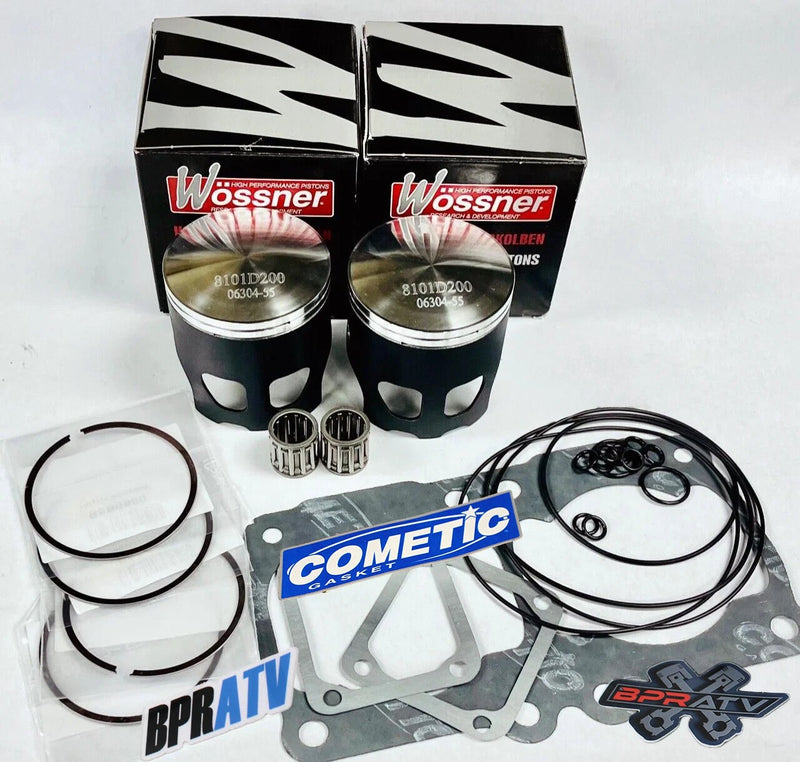 Banshee 350 65mm Wossner Pistons +1mm Forged Piston Gaskets Top End Rebuild Kit