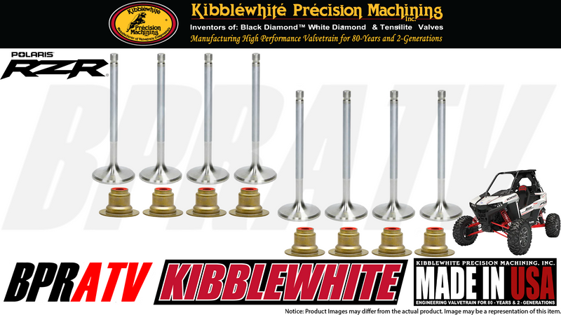 Polaris RZR RS1 Kibblewhite Precision Valve Kit Intake Exhaust Valves RED Seals